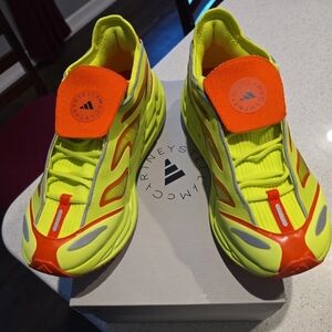 Adidas by Stella McCartney Neon Yellow and Orange Sneakers